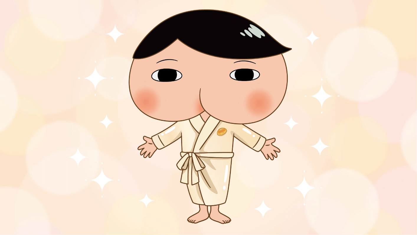 バスローブをきたおしりたんてい